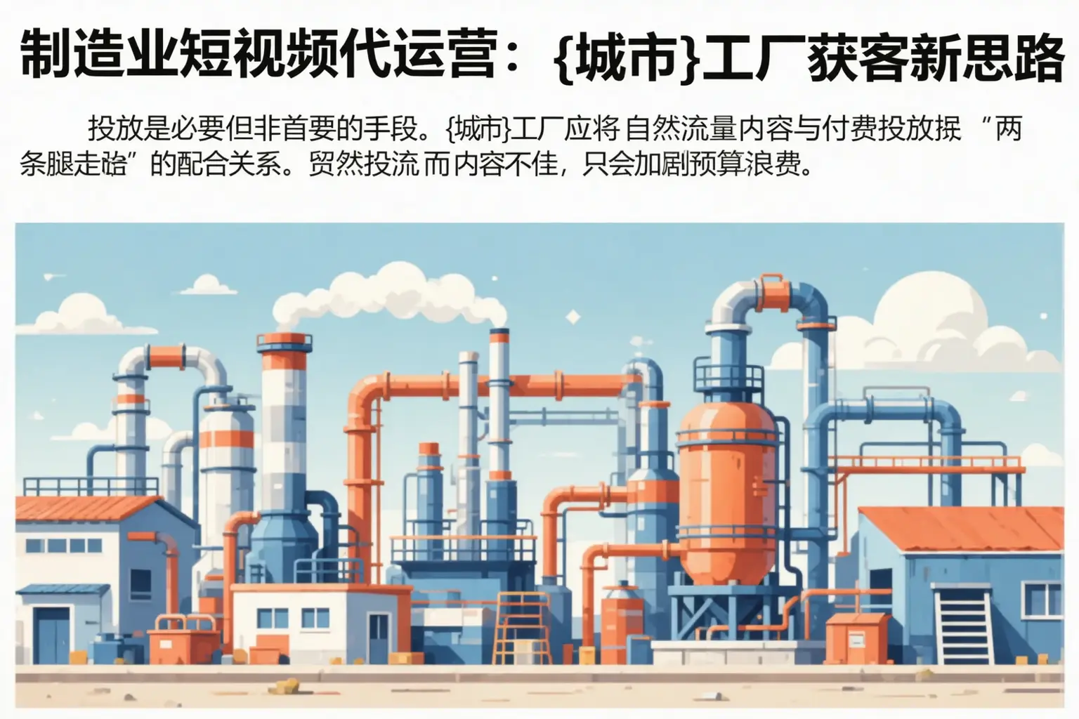 制造业短视频代运营：晋安工厂获客新思路